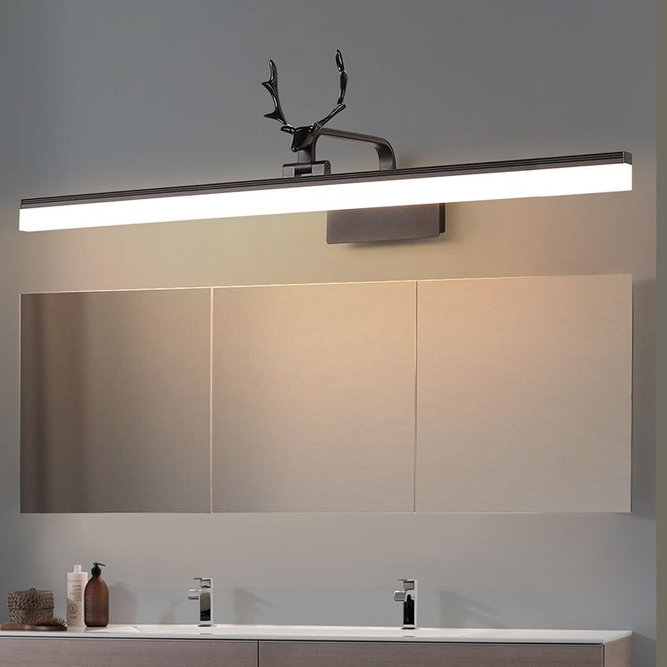 Moderne einfache Geweihen Make -up Spiegel Lampe Badezimmer Nordische Spiegelleuchte