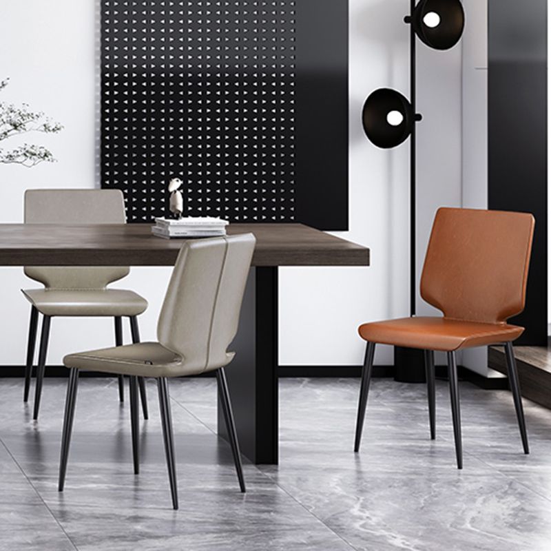 Metal de la cocina del estilo moderno que cena la silla que cena la silla lateral sin brazos