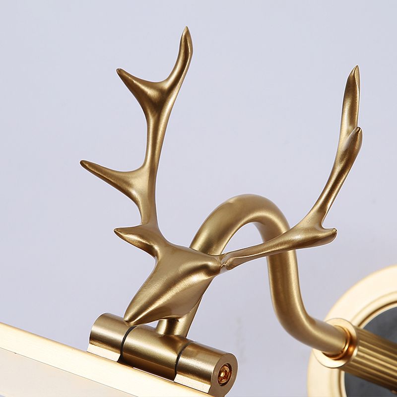 Moderne luxe lineaire ijdelheid verlichtingsarmaturen koperen ijdelheid lichten voor badkamer