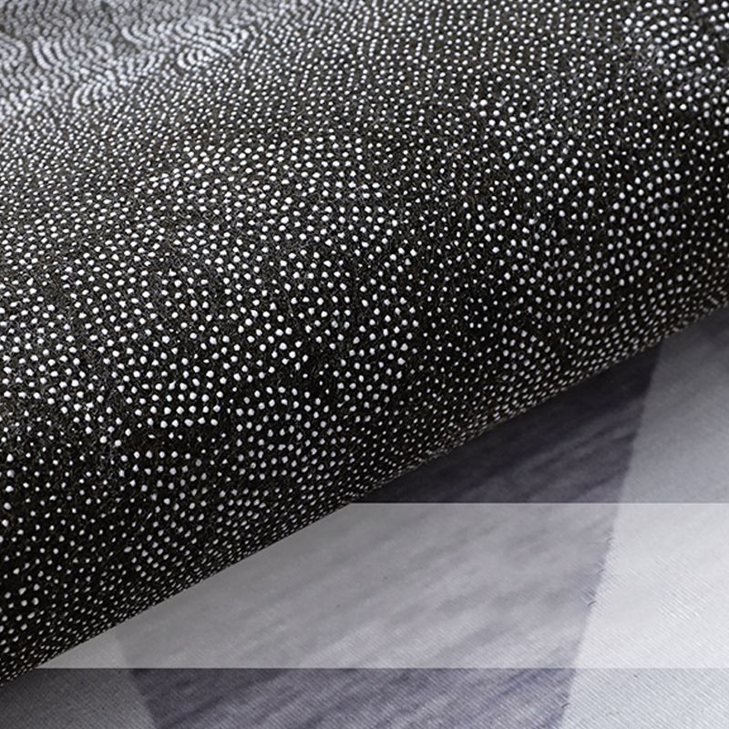 Luxury Carpet Funky Contrast Panel Area Rug Washable Polyester Stain Resistant Carpet for Home Decor