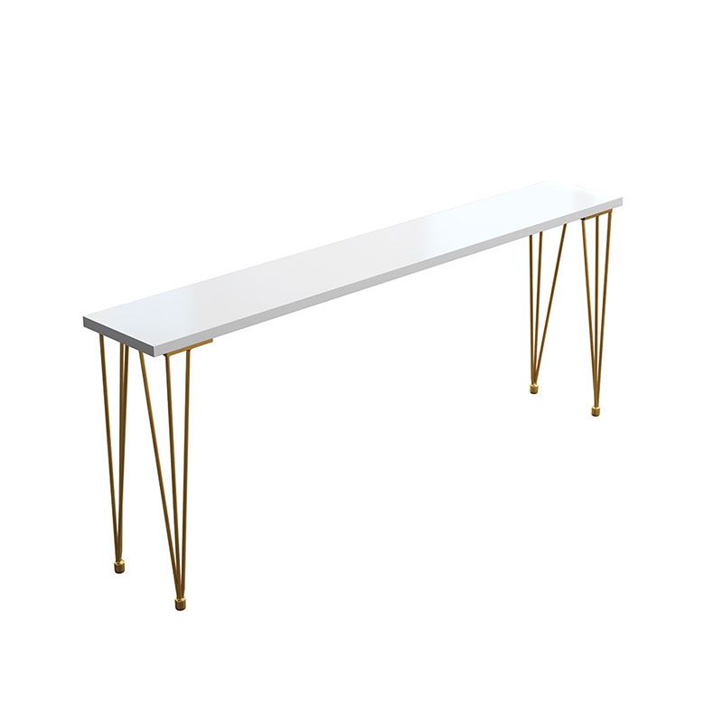 Solid Wood Bar Table Set Glam Rectangle 1/5/9 Pieces Counter Table