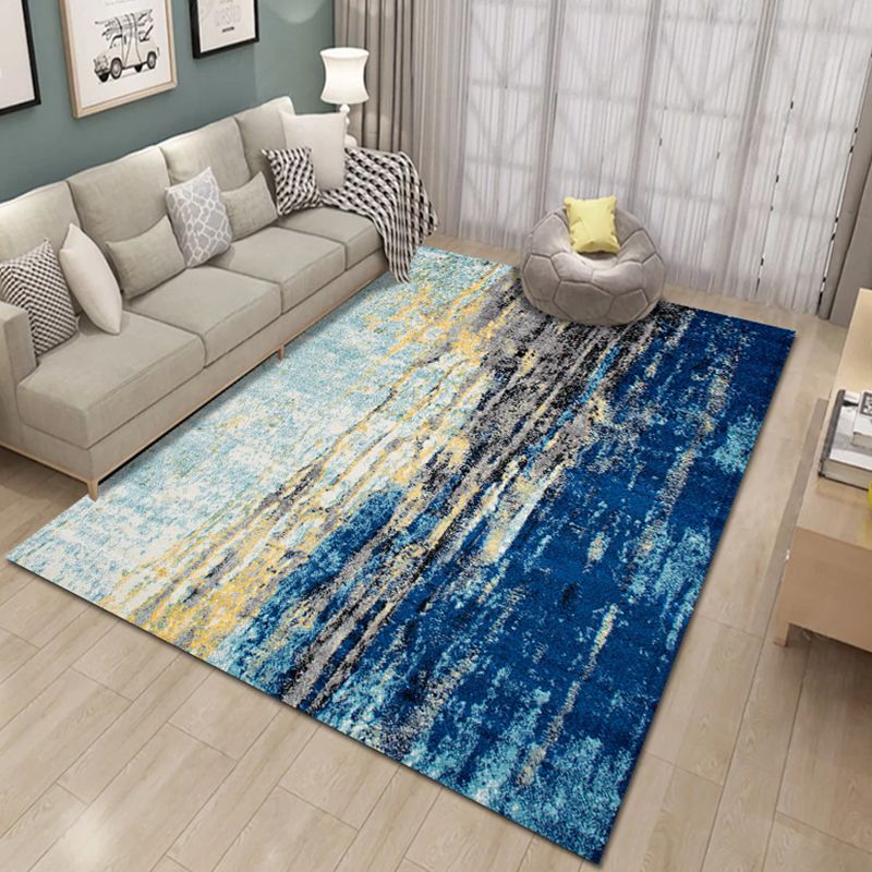Hedendaags gebied Teken Samenvatting Patroon Funky Rug Polyester Niet-slip tapijt voor woonkamer
