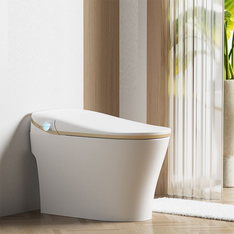 Modern Floor Mount Toilet Heated Seat Included Urine Toilet for Bathroom