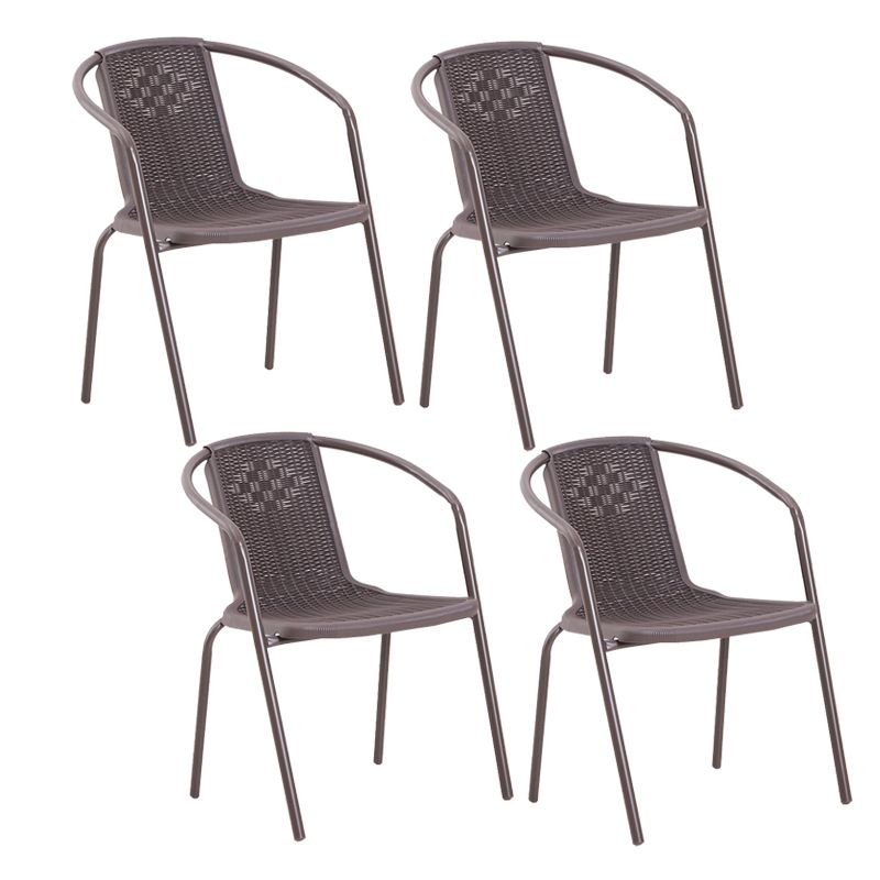 Contemporary Style Dining Set 1/3/4/5 Pcs Glass Top Dining Table Set