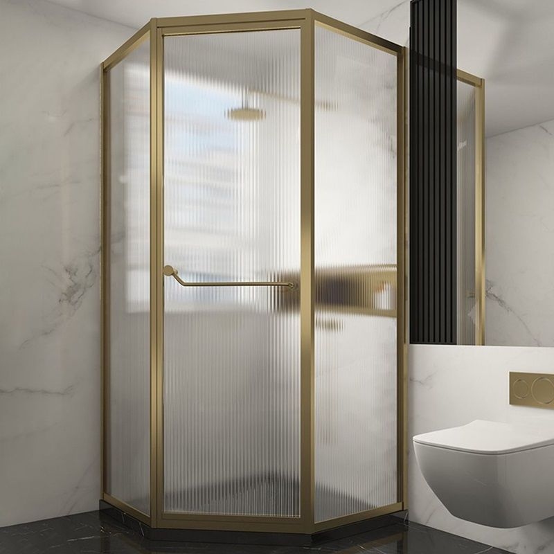 Clear Tempered Glass Shower Enclosure Framed Neo-Angle Shower Enclosure