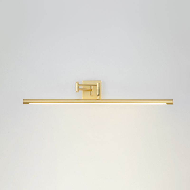 Modern Style Linear Vanity Lighting Fixtures Metal 1 Light Vanity Mirror Lights