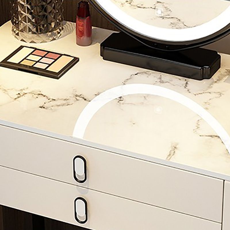 Contemporary Make-up Vanity with 5 Storage Drawers for Bedroom