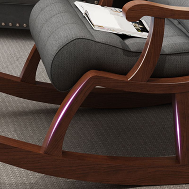 Mid-Century Recliner Chair Tufted Cushions Recliner Chair With A Lumbar Pillow