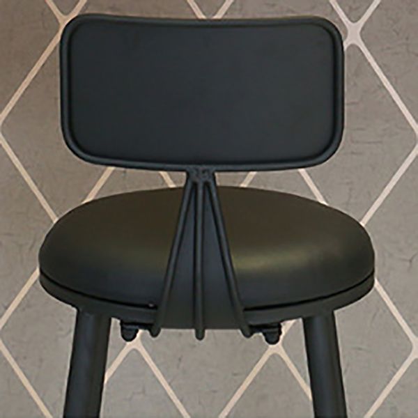 Modern Style Bar-stool Round Seat Counter Bar Stool with Metal Legs
