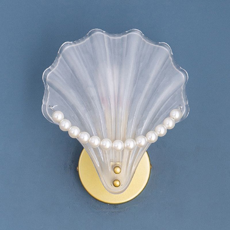 Single Golden Modern Bathroom Vanity Light Glass Bath Bar for Bathroom