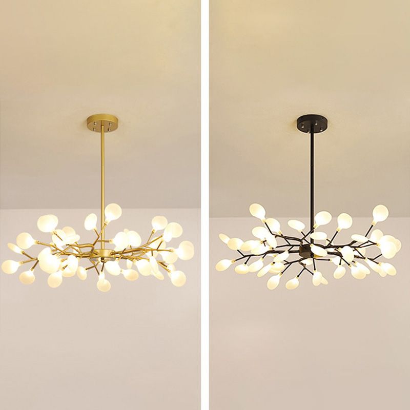 Spray Chandelier Light Fixtures Nordic Style Acrylic Pendant Light