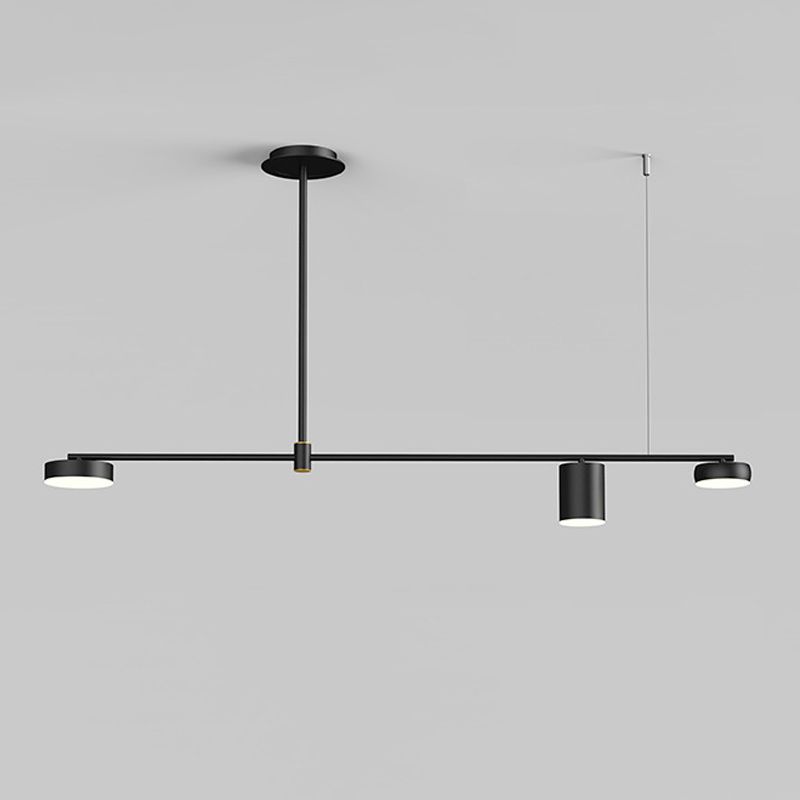 Drum Island Lighting Acrilic Contemporary Simplicity Fidurs a sospensione per il ristorante