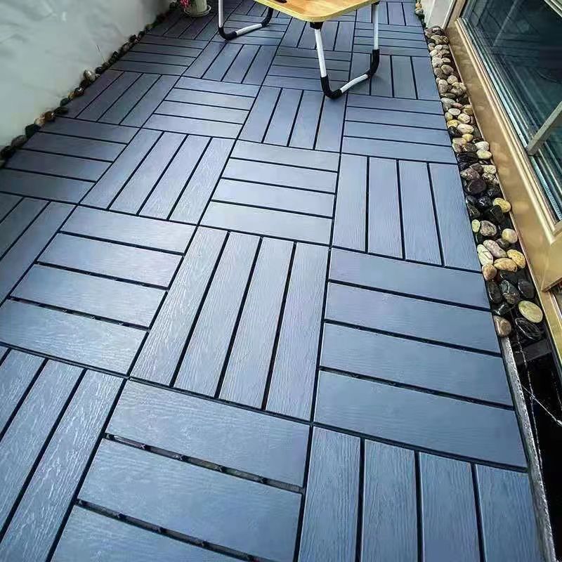 Outdoor Laminate Floor Square Wooden Composite Scratch Resistant Laminate Floor