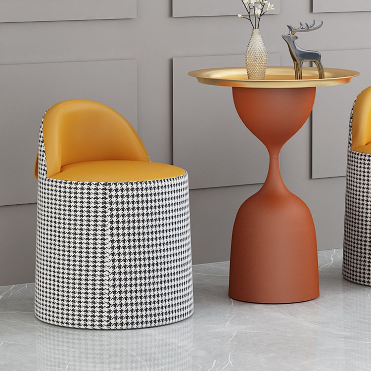 Mid-Century Modern Iron Coffee Cocktail Table Pedestal Cocktail Table