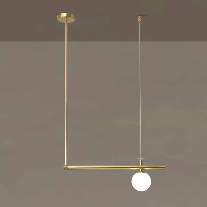 Modern Island Light Glass Hanging Lighting Fixture for Dining Room