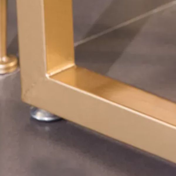 Glam 1/3/7 Pieces Bar Table Set Rectangle Stone Counter Table with High Stools