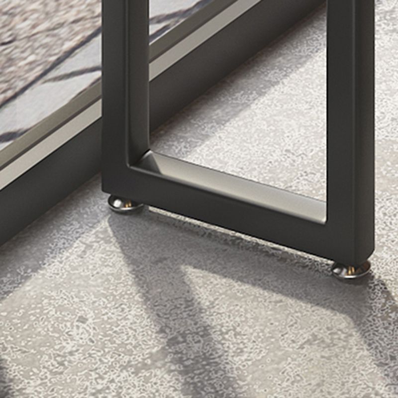 Industrial Style Rectangle Bar Table Solid Wood Fixed Bar Dining Table for Indoor