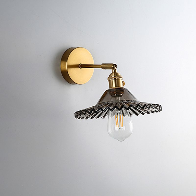 Armed Vanity Wall Lights Modern Nordic Style Glass Single Vanity Lamp