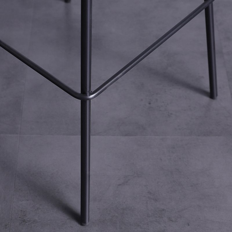 Modern Bar-stool Bucket Seat Counter Bar Stool with Metal Legs for Home Use