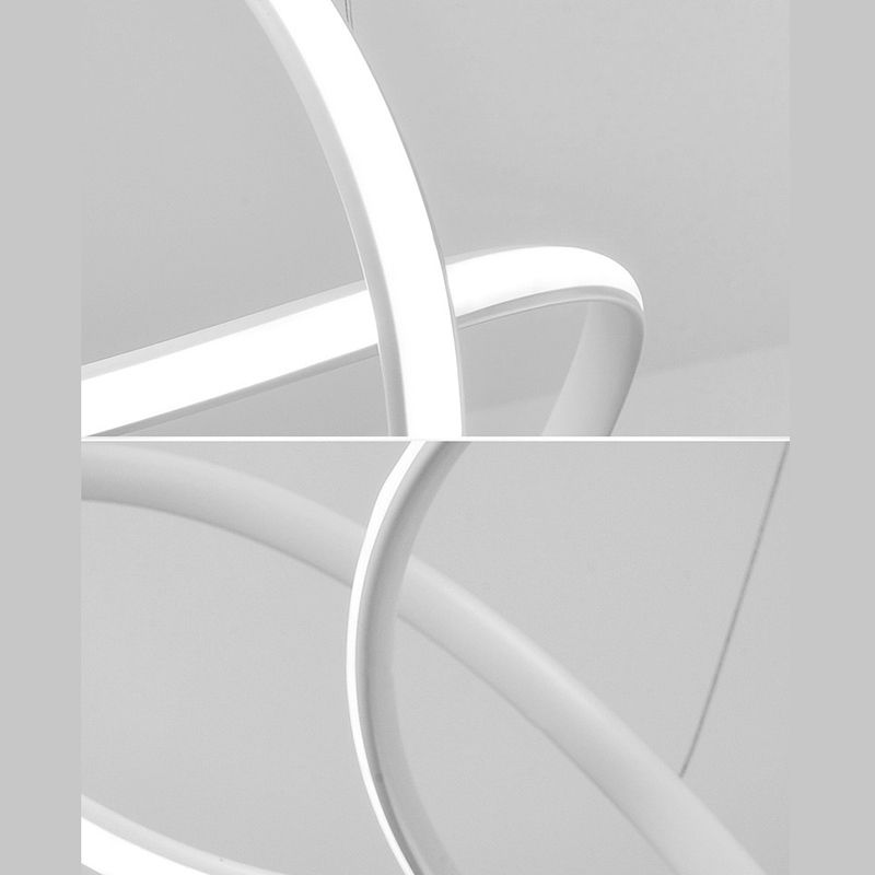 Nordic Modern Caractéristique Style LED PROSIBLE LUMIÈRE DE CHANDELIER POUR LA SALLE DU SOAU CHAMME SALLE