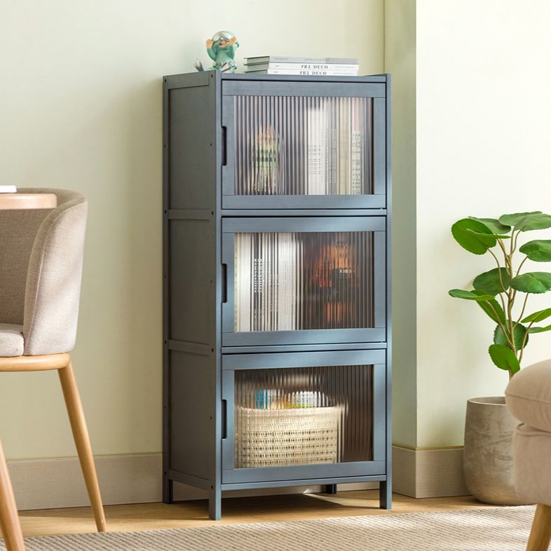 Modern Accent Cabinet with  Doors and Straight Legs for Living Room