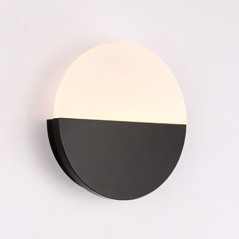 Ring Shape Wall Light Contracted Modern Acrylic Shade Wall Mount Light for Hallway