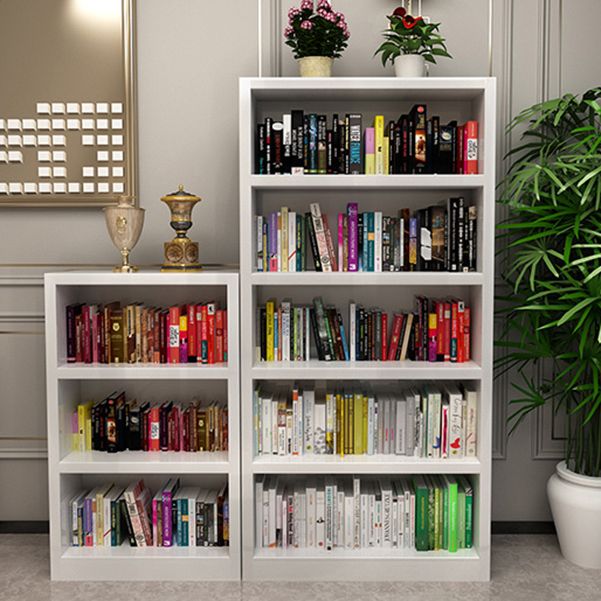 White Modern Style Bookshelf Engineer Wood Bookcase for Home