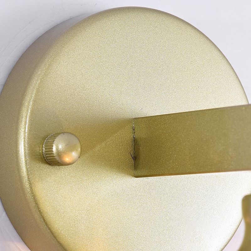 Crystal Half Cylinder Shape Wall Lights Modern Style 1-Light Wall Light Sconce