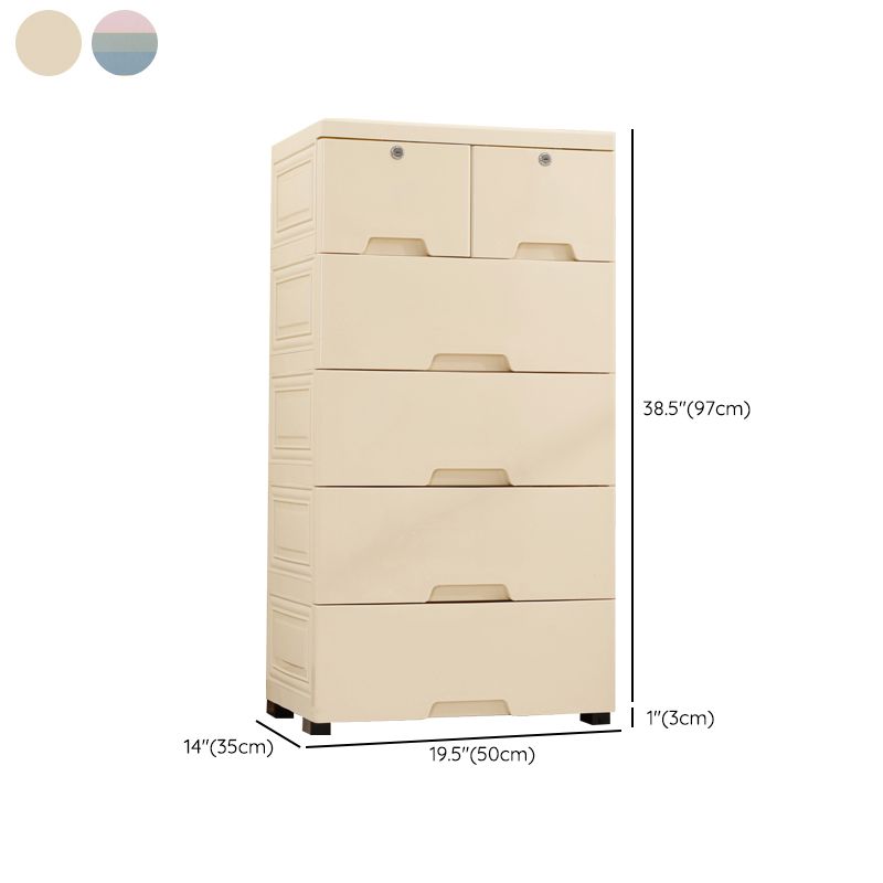Plastic Storage Cabinet with Lock Contemporary Non-Hanging Armoire