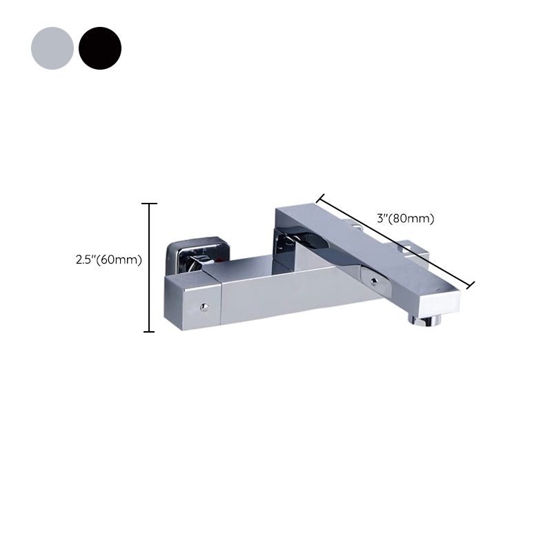Wall Mounted Metal Freestanding Tub Filler Single Handle Freestanding Faucet