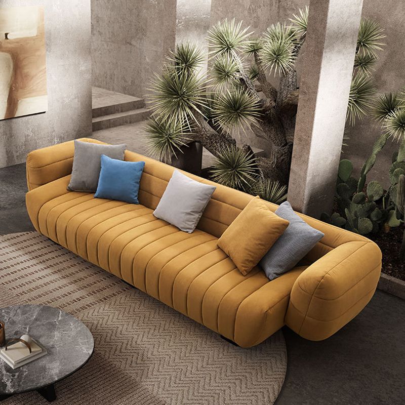 Tuxedo Arm Sofa Modern Style 3/4/5-seater Sofa with 5 Pillows