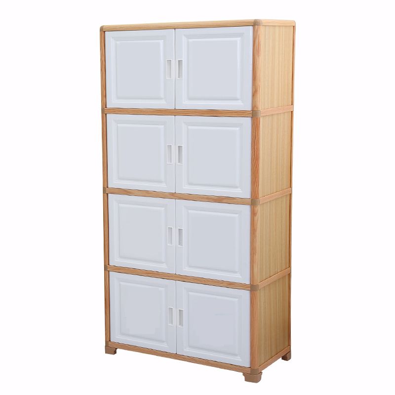 Contemporary 61.02'"Tall 4- Door Cabinet, Rectangle Accent Cabinet