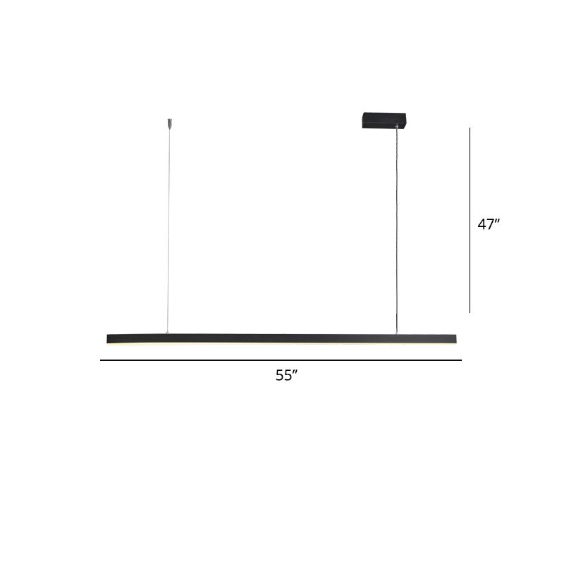 Éclairage en suspension en métal Simplicité LED LED HORDING LUM