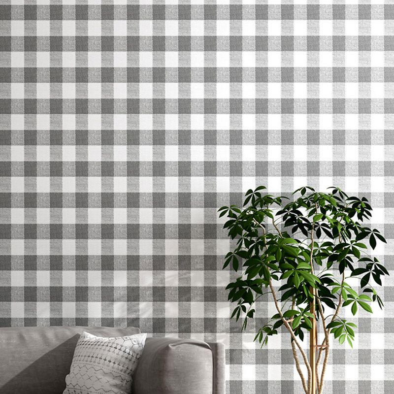 Moisture-Resistant Lattice Wallpaper Roll 17.5"W x 33'L Contemporary Removable Wall Covering for Home Decoration