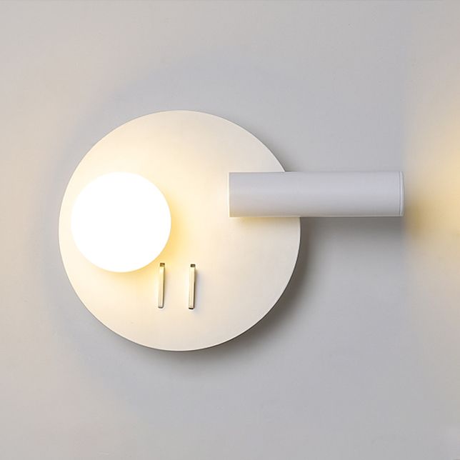 Modern Metallic Household Wall Sconce Adjustable Arm Bedroom LED Reading Lamp