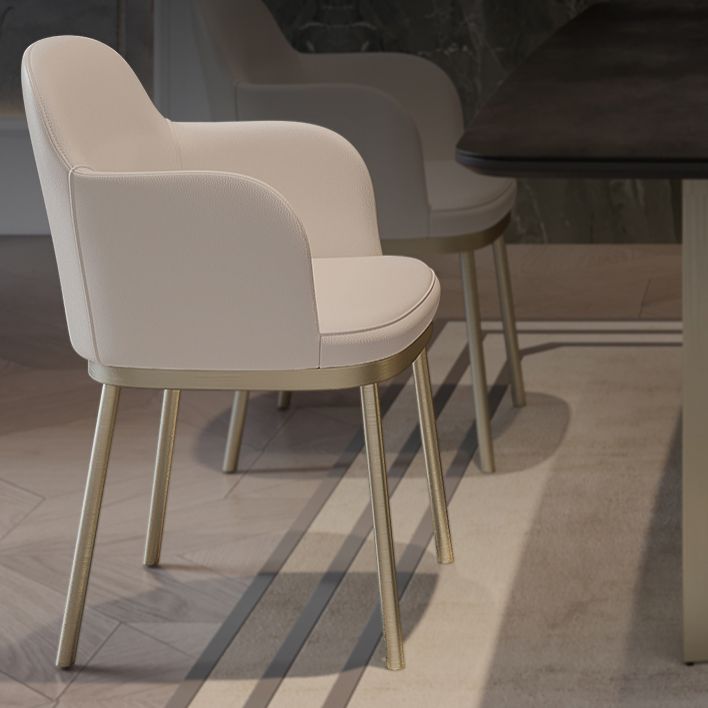 Nordic Glam Sintered Stone Rectangle Table Set 1/4/5/7 Pieces Dining Set