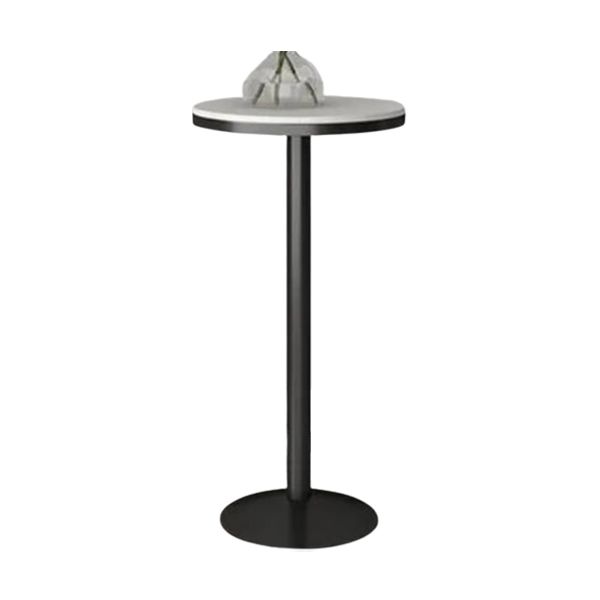 Industrial Bar Table Dining Table with Pedestal Base for Kitchen Living Room