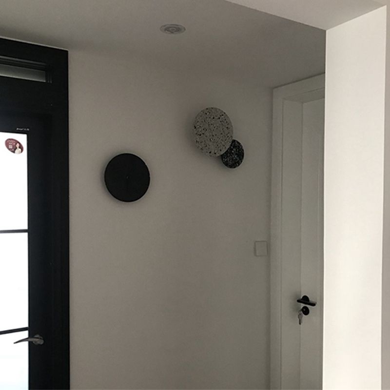 Modern Simple Stone Wall Light Colorful Marble Round Shape LED Wall Lamp for Living Room