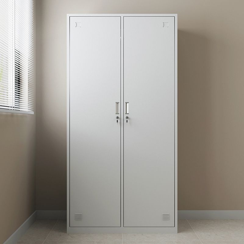 Steel Wardrobe Cabinet Contemporary Hinged Wardrobe Armoire for Home