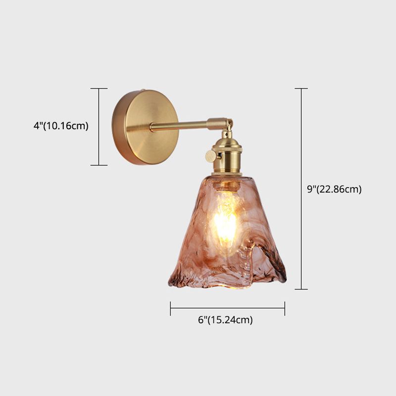 Glasgeometrische schaduw Wandlampen Modern eenvoudig