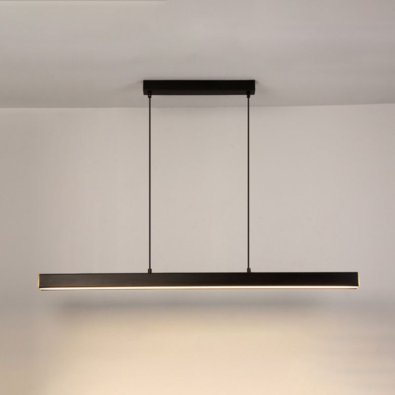 Rectangle Island Chandelier Lights Contemporary Acrylic Chandelier Lighting Fixtures for Dining Table