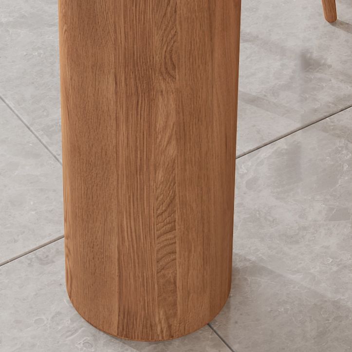 Industrial 41.3"H Bar Table Brown Wood Specialty Top Bistro Table for Living Room