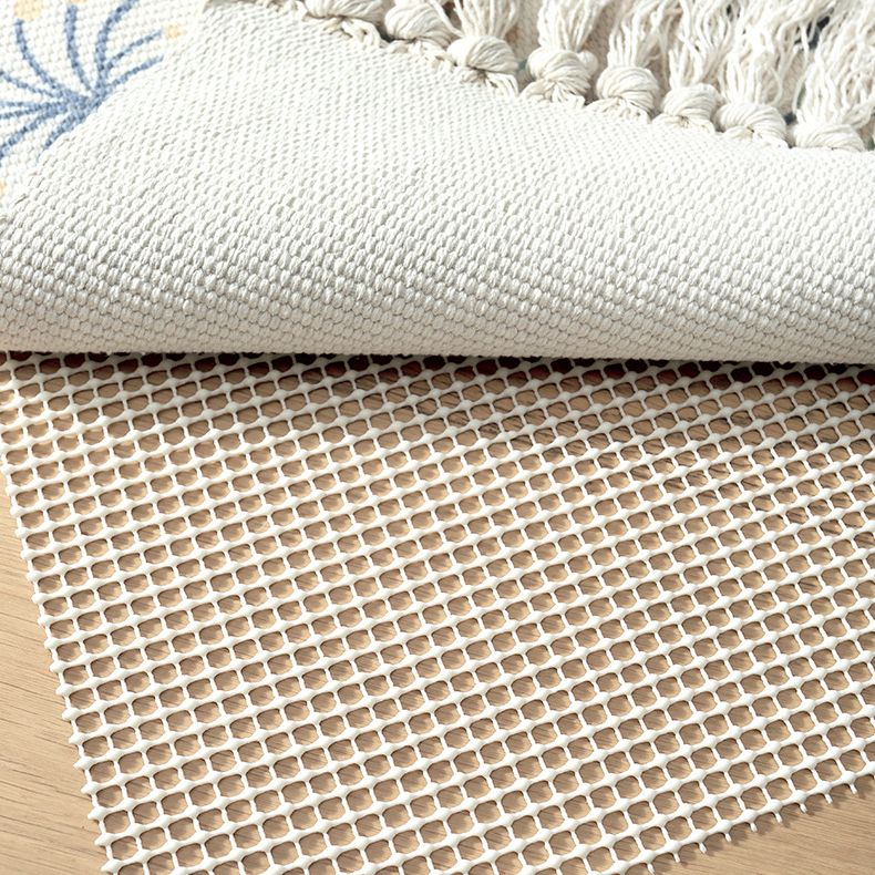 Heller, moderner Innenteppich aus Baumwolle mit geometrischem Druck, pflegeleichter Teppich für die Heimdekoration