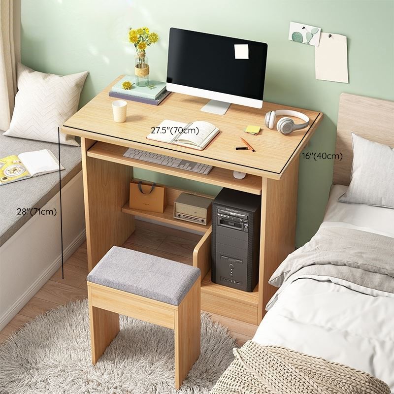 Engineered Wood Writing Desk Contemporary Rectangular Desk for Office