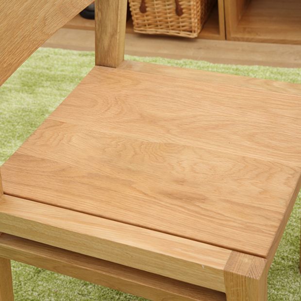 Sillas de comedor contemporáneas Cocina Comedor Silla lateral sin brazos con patas de madera