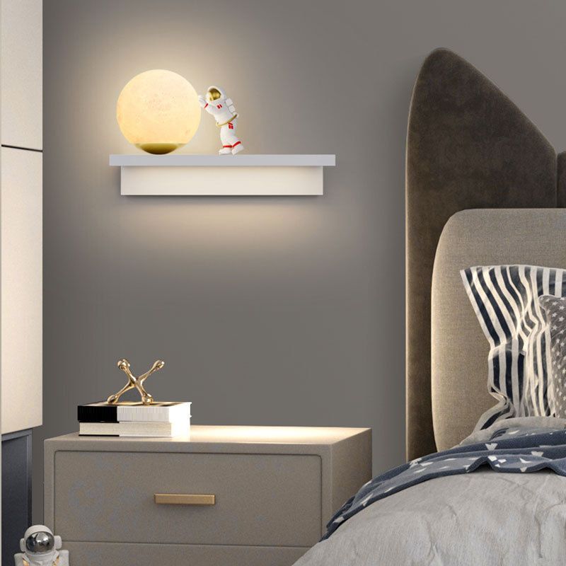 Modern Wall Light Fixture Astronaut Wall Light Sconce for Kid's Bedroom
