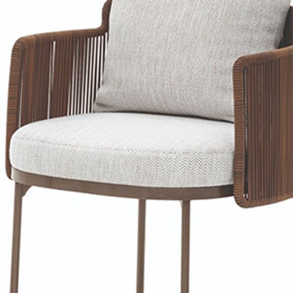 Boho Style 1/9 Pieces Metal Dining Set Wood Dining Table Set for Outdoor