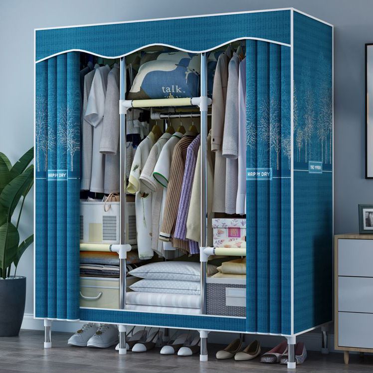 Modern Style Bedroom Wardrobe Armoire Metal Wardrobe Closet with Legs