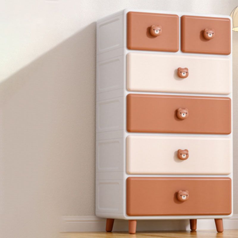 Plastic Bedroom Armoire with Drawer Urban Wardrobe Armoire for Home