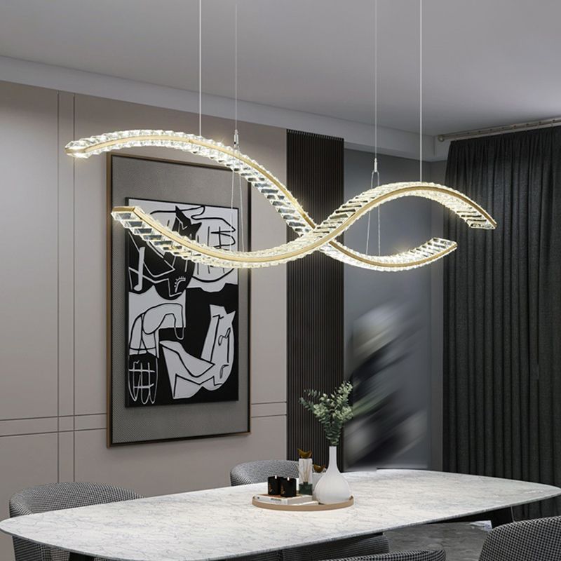 Hanging Ceiling Lights Modern Crystal Hanging Light Fixtures for Dining Room